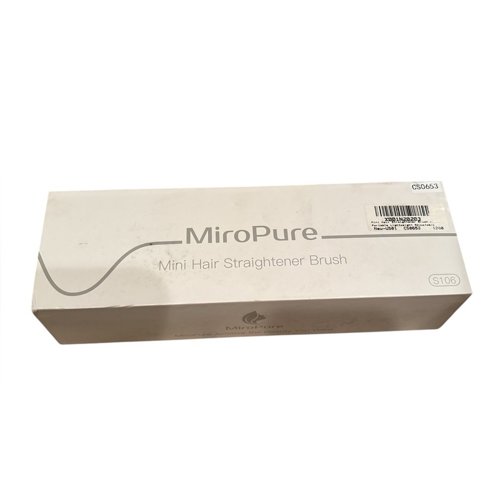 MiroPure Mini Hair Straightener Brush